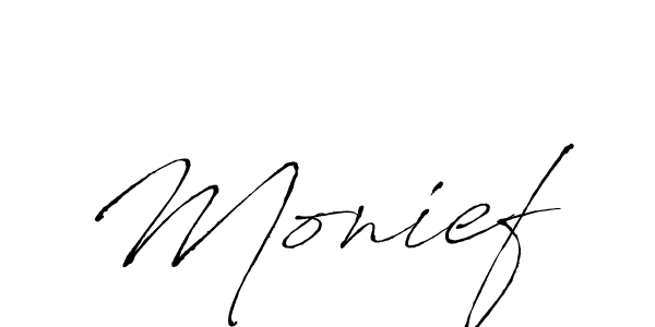 This is the best signature style for the Monief name. Also you like these signature font (Antro_Vectra). Mix name signature. Monief signature style 6 images and pictures png