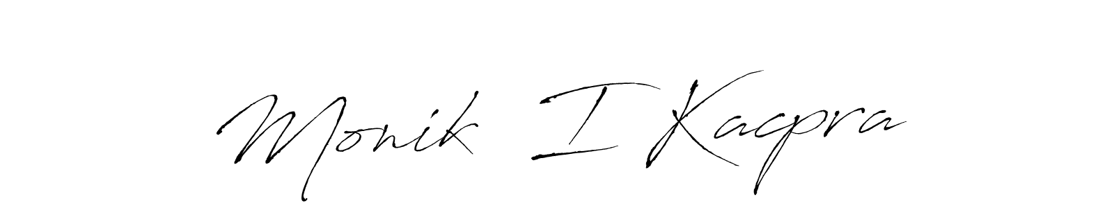 Create a beautiful signature design for name Monikę I Kacpra. With this signature (Antro_Vectra) fonts, you can make a handwritten signature for free. Monikę I Kacpra signature style 6 images and pictures png