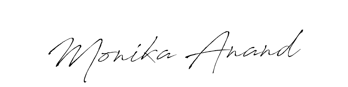 How to make Monika Anand signature? Antro_Vectra is a professional autograph style. Create handwritten signature for Monika Anand name. Monika Anand signature style 6 images and pictures png