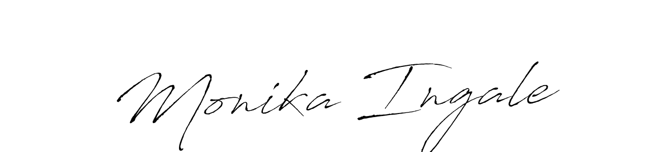 Also You can easily find your signature by using the search form. We will create Monika Ingale name handwritten signature images for you free of cost using Antro_Vectra sign style. Monika Ingale signature style 6 images and pictures png