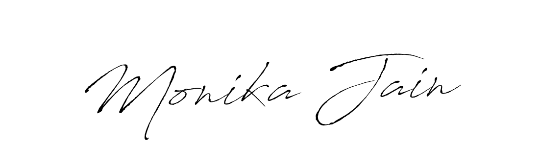 You should practise on your own different ways (Antro_Vectra) to write your name (Monika Jain) in signature. don't let someone else do it for you. Monika Jain signature style 6 images and pictures png