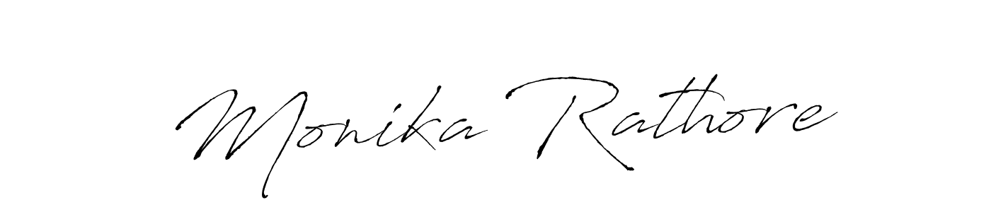 Monika Rathore stylish signature style. Best Handwritten Sign (Antro_Vectra) for my name. Handwritten Signature Collection Ideas for my name Monika Rathore. Monika Rathore signature style 6 images and pictures png