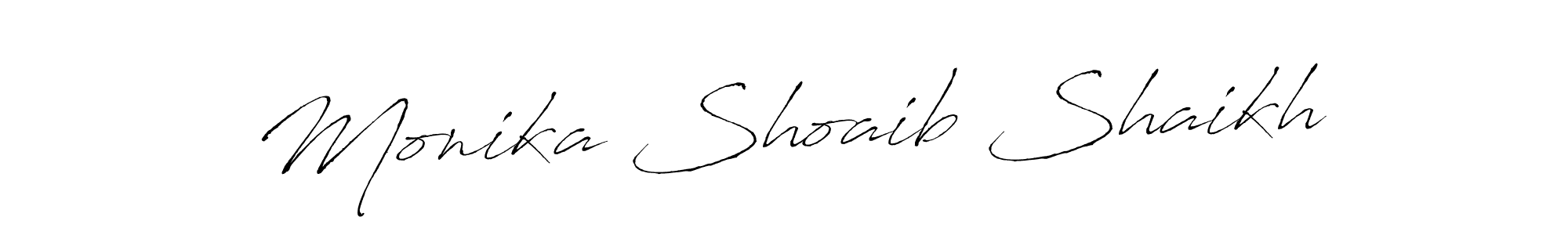 Here are the top 10 professional signature styles for the name Monika Shoaib Shaikh. These are the best autograph styles you can use for your name. Monika Shoaib Shaikh signature style 6 images and pictures png