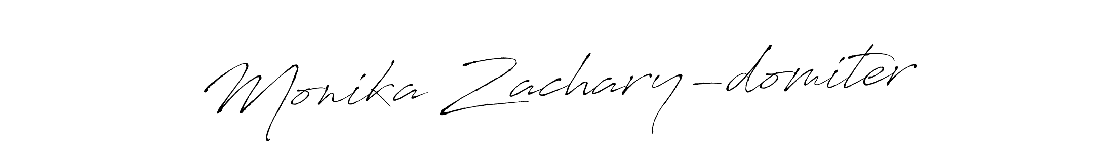 Also You can easily find your signature by using the search form. We will create Monika Zachary-domiter name handwritten signature images for you free of cost using Antro_Vectra sign style. Monika Zachary-domiter signature style 6 images and pictures png