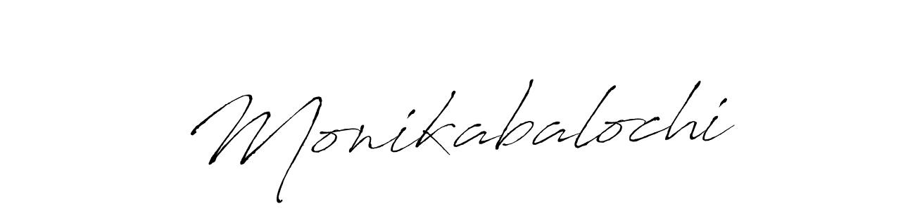 Monikabalochi stylish signature style. Best Handwritten Sign (Antro_Vectra) for my name. Handwritten Signature Collection Ideas for my name Monikabalochi. Monikabalochi signature style 6 images and pictures png