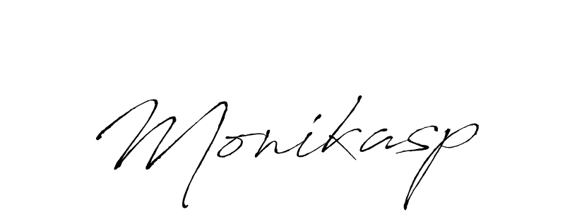 How to make Monikasp name signature. Use Antro_Vectra style for creating short signs online. This is the latest handwritten sign. Monikasp signature style 6 images and pictures png