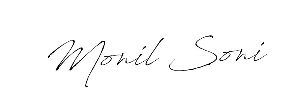 Once you've used our free online signature maker to create your best signature Antro_Vectra style, it's time to enjoy all of the benefits that Monil Soni name signing documents. Monil Soni signature style 6 images and pictures png