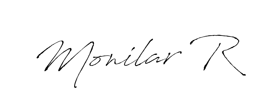 This is the best signature style for the Monilar R name. Also you like these signature font (Antro_Vectra). Mix name signature. Monilar R signature style 6 images and pictures png