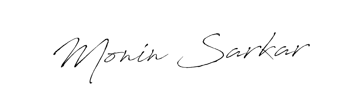 It looks lik you need a new signature style for name Monin Sarkar. Design unique handwritten (Antro_Vectra) signature with our free signature maker in just a few clicks. Monin Sarkar signature style 6 images and pictures png
