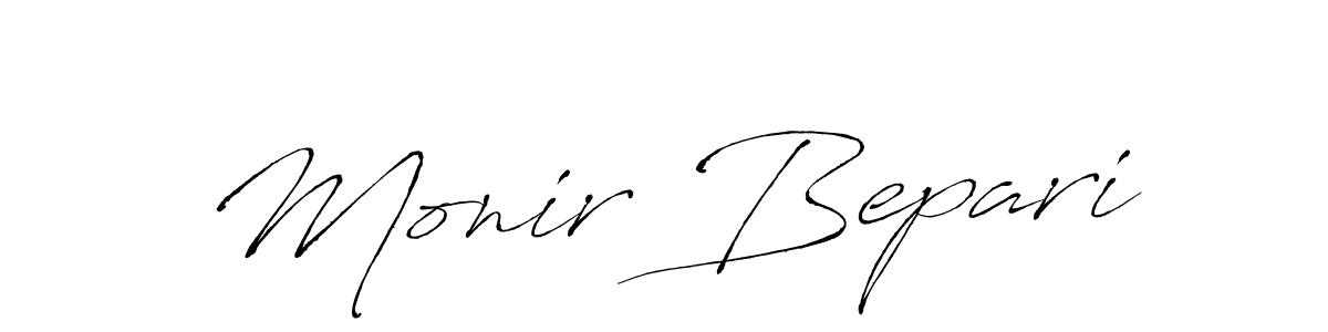 Here are the top 10 professional signature styles for the name Monir Bepari. These are the best autograph styles you can use for your name. Monir Bepari signature style 6 images and pictures png