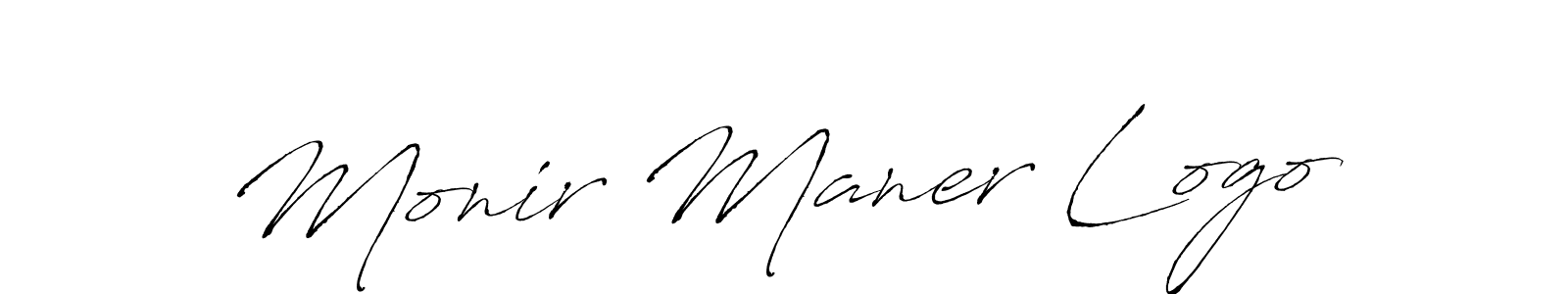 Use a signature maker to create a handwritten signature online. With this signature software, you can design (Antro_Vectra) your own signature for name Monir Maner Logo. Monir Maner Logo signature style 6 images and pictures png