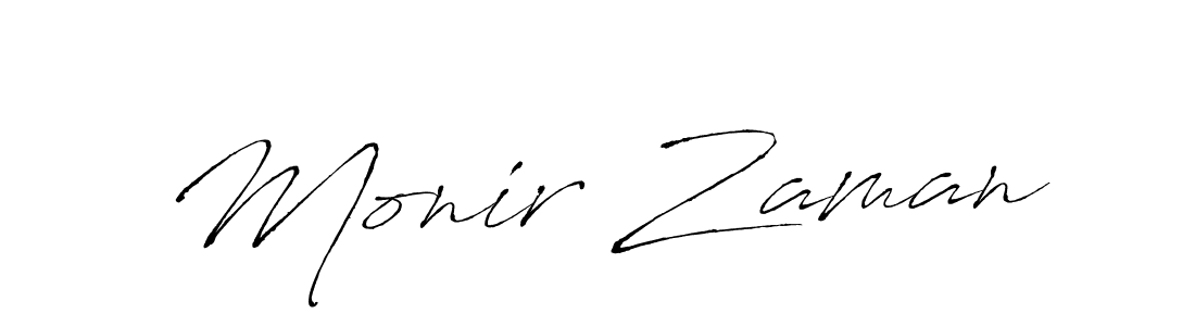 Similarly Antro_Vectra is the best handwritten signature design. Signature creator online .You can use it as an online autograph creator for name Monir Zaman. Monir Zaman signature style 6 images and pictures png