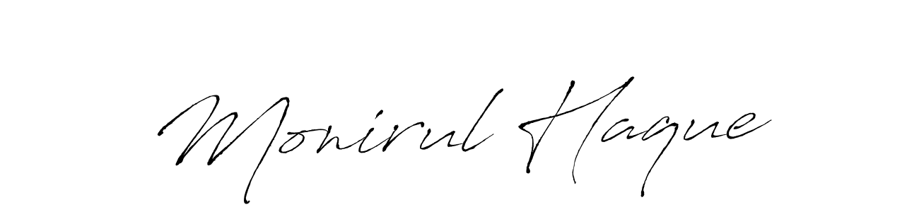 Similarly Antro_Vectra is the best handwritten signature design. Signature creator online .You can use it as an online autograph creator for name Monirul Haque. Monirul Haque signature style 6 images and pictures png