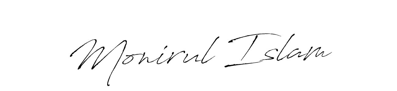 Make a beautiful signature design for name Monirul Islam. Use this online signature maker to create a handwritten signature for free. Monirul Islam signature style 6 images and pictures png