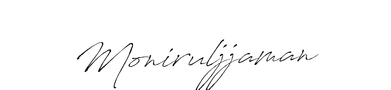 Moniruljjaman stylish signature style. Best Handwritten Sign (Antro_Vectra) for my name. Handwritten Signature Collection Ideas for my name Moniruljjaman. Moniruljjaman signature style 6 images and pictures png