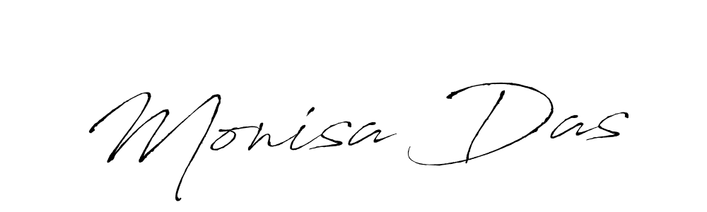 The best way (Antro_Vectra) to make a short signature is to pick only two or three words in your name. The name Monisa Das include a total of six letters. For converting this name. Monisa Das signature style 6 images and pictures png
