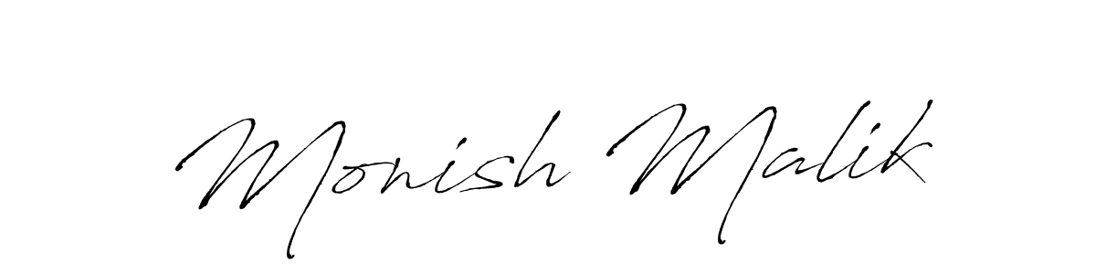 Make a beautiful signature design for name Monish Malik. Use this online signature maker to create a handwritten signature for free. Monish Malik signature style 6 images and pictures png
