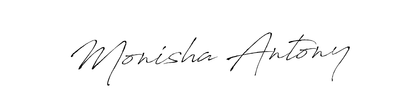Here are the top 10 professional signature styles for the name Monisha Antony. These are the best autograph styles you can use for your name. Monisha Antony signature style 6 images and pictures png