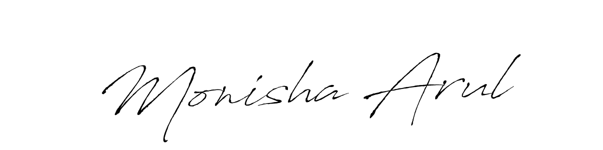 This is the best signature style for the Monisha Arul name. Also you like these signature font (Antro_Vectra). Mix name signature. Monisha Arul signature style 6 images and pictures png