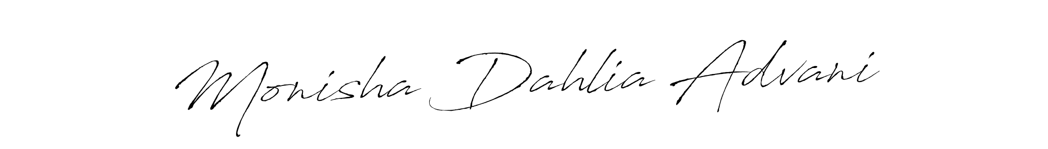 How to Draw Monisha Dahlia Advani signature style? Antro_Vectra is a latest design signature styles for name Monisha Dahlia Advani. Monisha Dahlia Advani signature style 6 images and pictures png