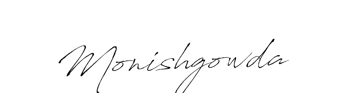 This is the best signature style for the Monishgowda name. Also you like these signature font (Antro_Vectra). Mix name signature. Monishgowda signature style 6 images and pictures png