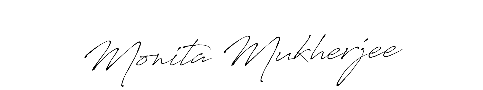 Make a beautiful signature design for name Monita Mukherjee. Use this online signature maker to create a handwritten signature for free. Monita Mukherjee signature style 6 images and pictures png