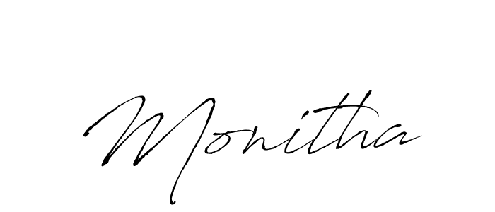 if you are searching for the best signature style for your name Monitha. so please give up your signature search. here we have designed multiple signature styles  using Antro_Vectra. Monitha signature style 6 images and pictures png