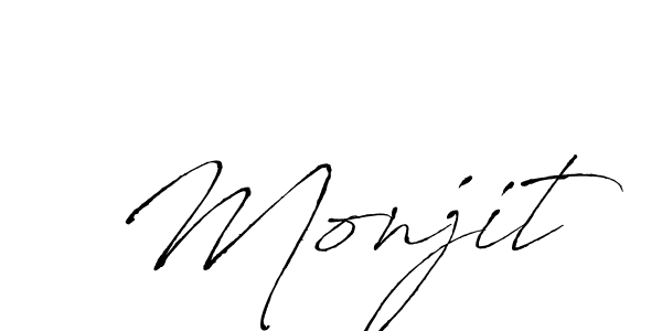 Also You can easily find your signature by using the search form. We will create Monjit name handwritten signature images for you free of cost using Antro_Vectra sign style. Monjit signature style 6 images and pictures png