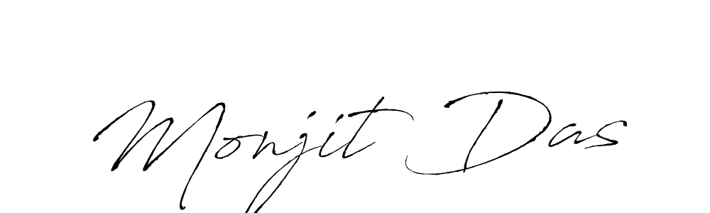 Also You can easily find your signature by using the search form. We will create Monjit Das name handwritten signature images for you free of cost using Antro_Vectra sign style. Monjit Das signature style 6 images and pictures png