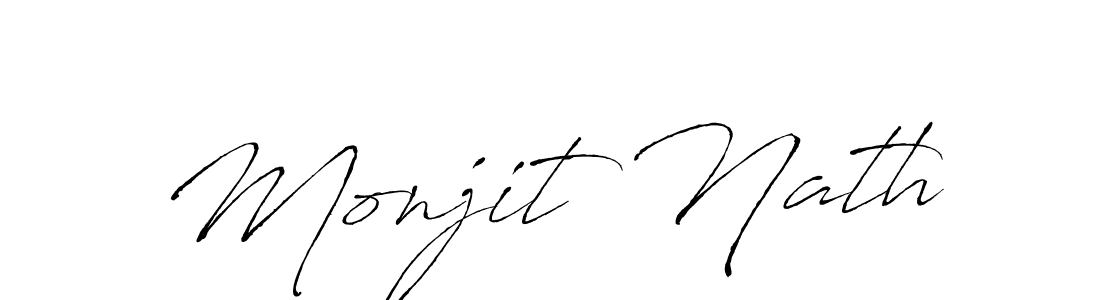 Antro_Vectra is a professional signature style that is perfect for those who want to add a touch of class to their signature. It is also a great choice for those who want to make their signature more unique. Get Monjit Nath name to fancy signature for free. Monjit Nath signature style 6 images and pictures png