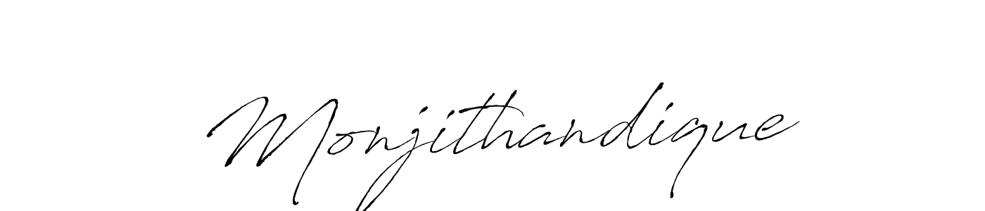 Once you've used our free online signature maker to create your best signature Antro_Vectra style, it's time to enjoy all of the benefits that Monjithandique name signing documents. Monjithandique signature style 6 images and pictures png