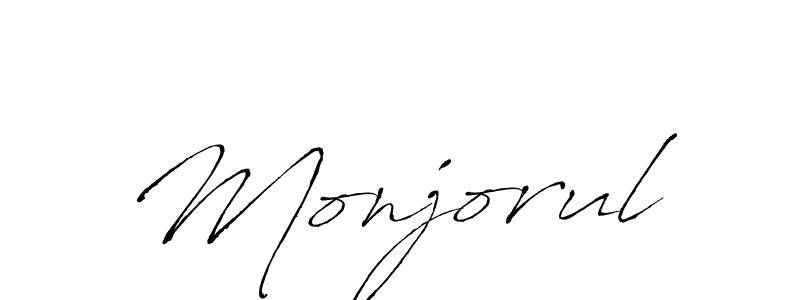 Monjorul stylish signature style. Best Handwritten Sign (Antro_Vectra) for my name. Handwritten Signature Collection Ideas for my name Monjorul. Monjorul signature style 6 images and pictures png