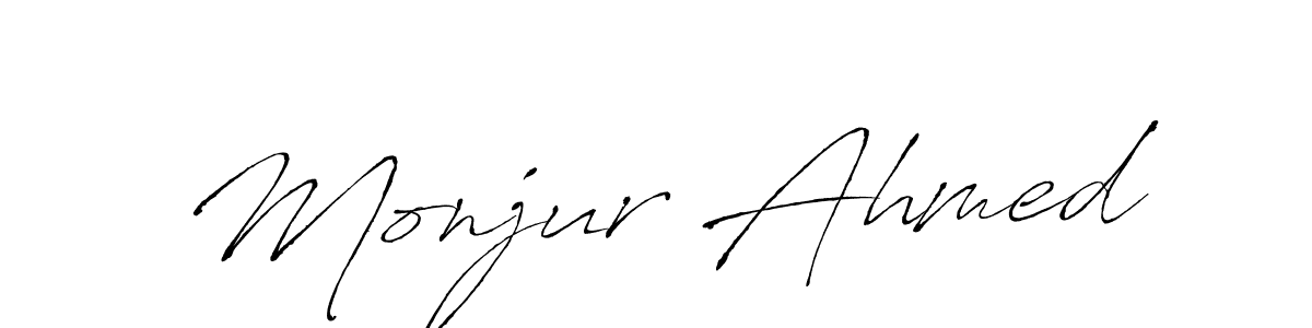 You can use this online signature creator to create a handwritten signature for the name Monjur Ahmed. This is the best online autograph maker. Monjur Ahmed signature style 6 images and pictures png