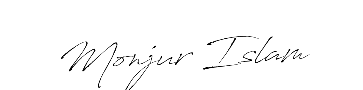 Antro_Vectra is a professional signature style that is perfect for those who want to add a touch of class to their signature. It is also a great choice for those who want to make their signature more unique. Get Monjur Islam name to fancy signature for free. Monjur Islam signature style 6 images and pictures png