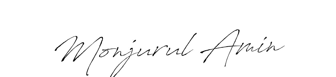 The best way (Antro_Vectra) to make a short signature is to pick only two or three words in your name. The name Monjurul Amin include a total of six letters. For converting this name. Monjurul Amin signature style 6 images and pictures png