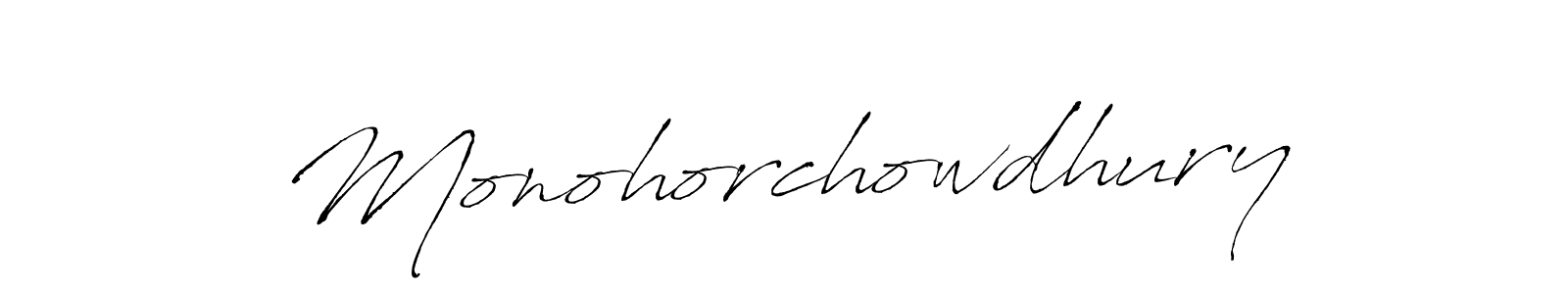 How to make Monohorchowdhury name signature. Use Antro_Vectra style for creating short signs online. This is the latest handwritten sign. Monohorchowdhury signature style 6 images and pictures png