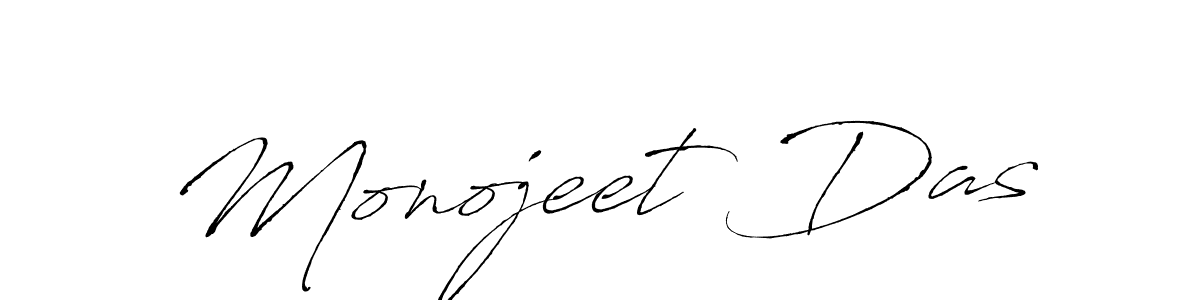 How to make Monojeet Das signature? Antro_Vectra is a professional autograph style. Create handwritten signature for Monojeet Das name. Monojeet Das signature style 6 images and pictures png