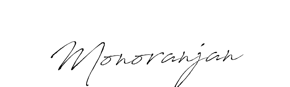 How to make Monoranjan name signature. Use Antro_Vectra style for creating short signs online. This is the latest handwritten sign. Monoranjan signature style 6 images and pictures png