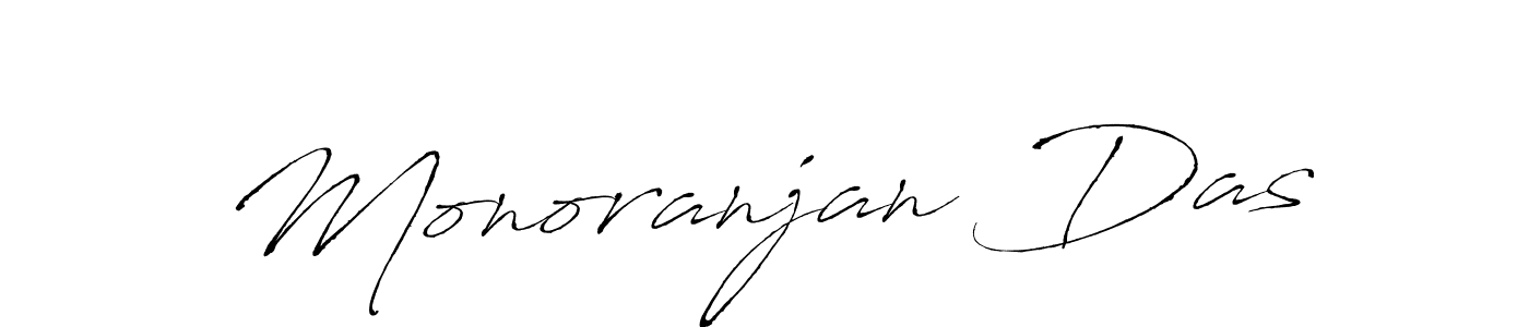 How to make Monoranjan Das signature? Antro_Vectra is a professional autograph style. Create handwritten signature for Monoranjan Das name. Monoranjan Das signature style 6 images and pictures png