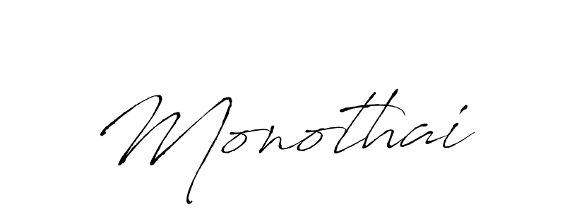 You should practise on your own different ways (Antro_Vectra) to write your name (Monothai) in signature. don't let someone else do it for you. Monothai signature style 6 images and pictures png