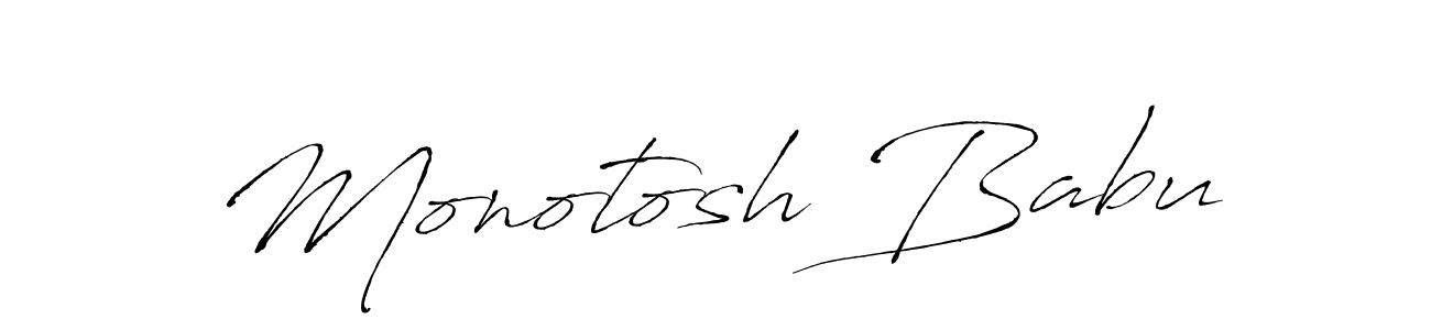 Also You can easily find your signature by using the search form. We will create Monotosh Babu name handwritten signature images for you free of cost using Antro_Vectra sign style. Monotosh Babu signature style 6 images and pictures png