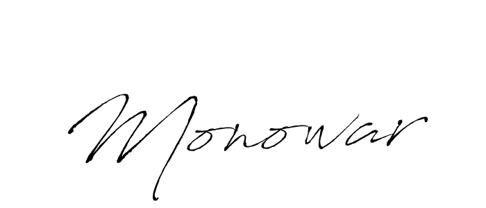Also we have Monowar name is the best signature style. Create professional handwritten signature collection using Antro_Vectra autograph style. Monowar signature style 6 images and pictures png