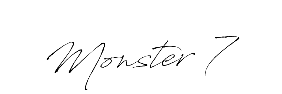 It looks lik you need a new signature style for name Monster 7. Design unique handwritten (Antro_Vectra) signature with our free signature maker in just a few clicks. Monster 7 signature style 6 images and pictures png