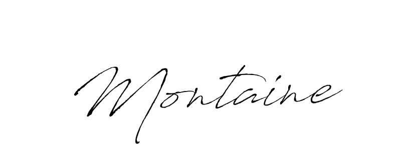 How to Draw Montaine signature style? Antro_Vectra is a latest design signature styles for name Montaine. Montaine signature style 6 images and pictures png