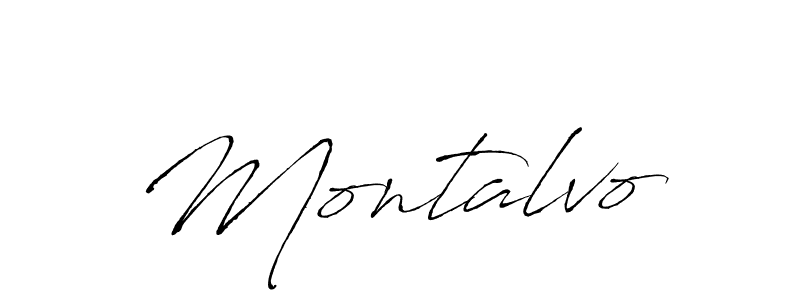 Montalvo stylish signature style. Best Handwritten Sign (Antro_Vectra) for my name. Handwritten Signature Collection Ideas for my name Montalvo. Montalvo signature style 6 images and pictures png