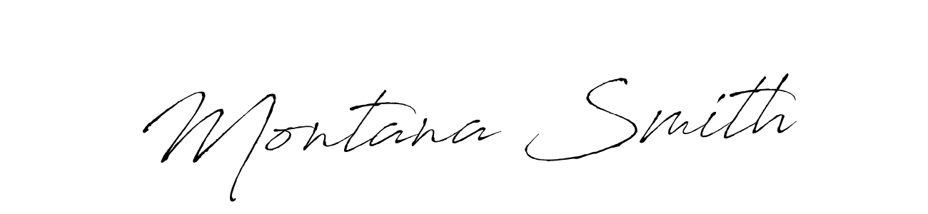 You should practise on your own different ways (Antro_Vectra) to write your name (Montana Smith) in signature. don't let someone else do it for you. Montana Smith signature style 6 images and pictures png