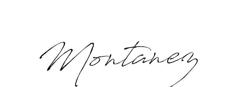 Antro_Vectra is a professional signature style that is perfect for those who want to add a touch of class to their signature. It is also a great choice for those who want to make their signature more unique. Get Montanez name to fancy signature for free. Montanez signature style 6 images and pictures png