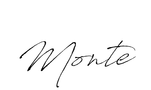 Once you've used our free online signature maker to create your best signature Antro_Vectra style, it's time to enjoy all of the benefits that Monte name signing documents. Monte signature style 6 images and pictures png