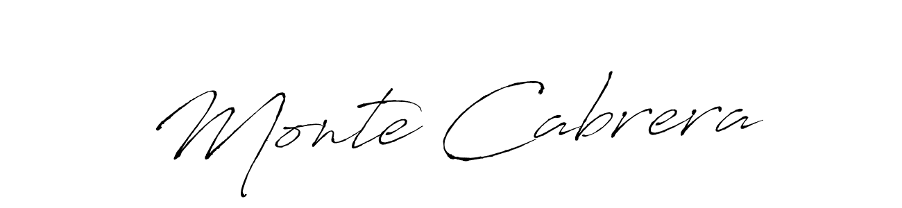 Also You can easily find your signature by using the search form. We will create Monte Cabrera name handwritten signature images for you free of cost using Antro_Vectra sign style. Monte Cabrera signature style 6 images and pictures png