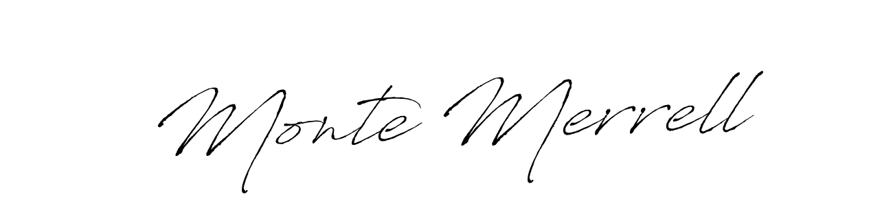 How to Draw Monte Merrell signature style? Antro_Vectra is a latest design signature styles for name Monte Merrell. Monte Merrell signature style 6 images and pictures png